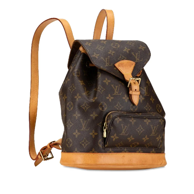 Louis Vuitton tote bags with a spacious interior and multiple pocketsLouis Vuitton Monogram Montsouris MM (sOgHl6)