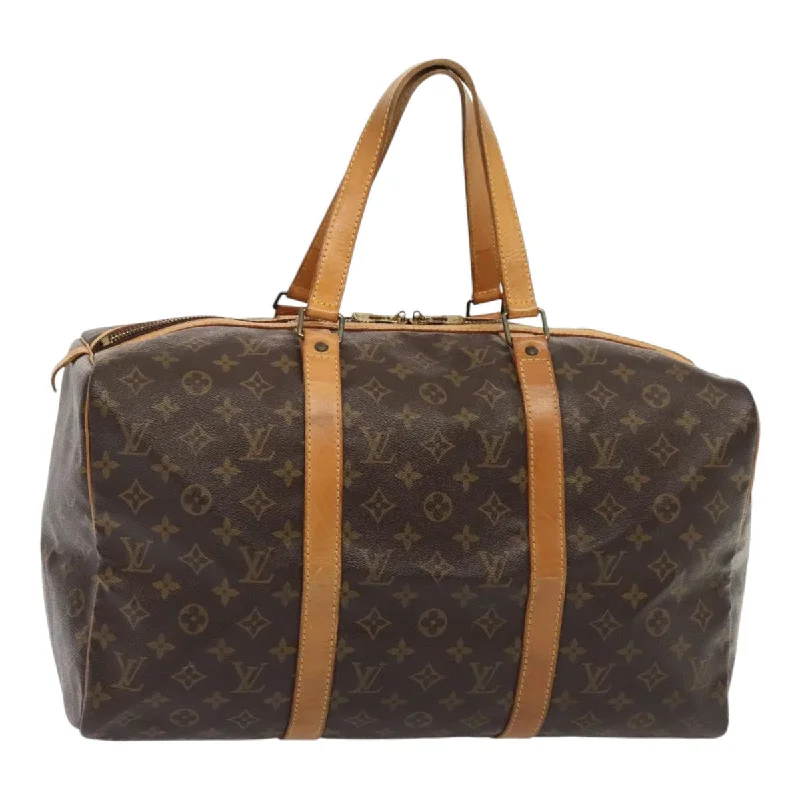 Louis Vuitton Twist bags with a crystal - embellished LV - turnlockLOUIS VUITTON Monogram Sac Souple 45 Boston Bag M41624 LV Auth 88357