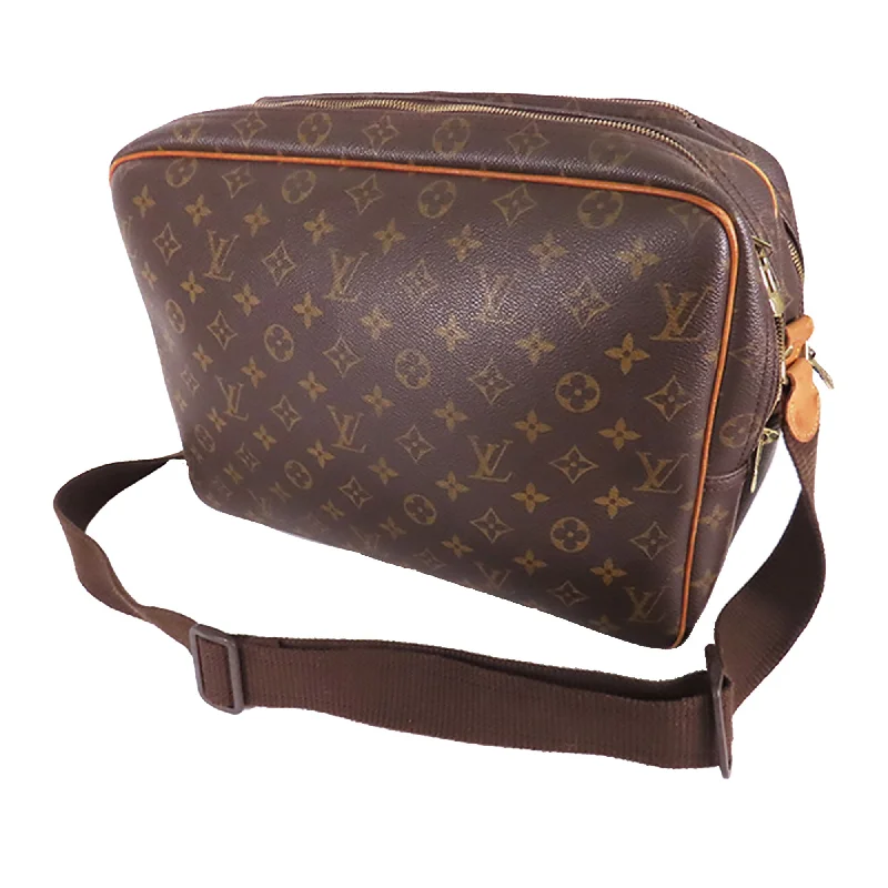 Louis Vuitton Alma bags with a leather - wrapped handle for a luxurious feelLOUIS VUITTON Monogram Reporter GM Crossbody Bag