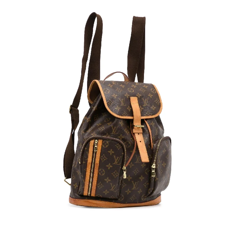 Louis Vuitton crossbody bags with a woven leather strap for textureLouis Vuitton Monogram Sac A Dos Bosphore (SHG-agS22S)