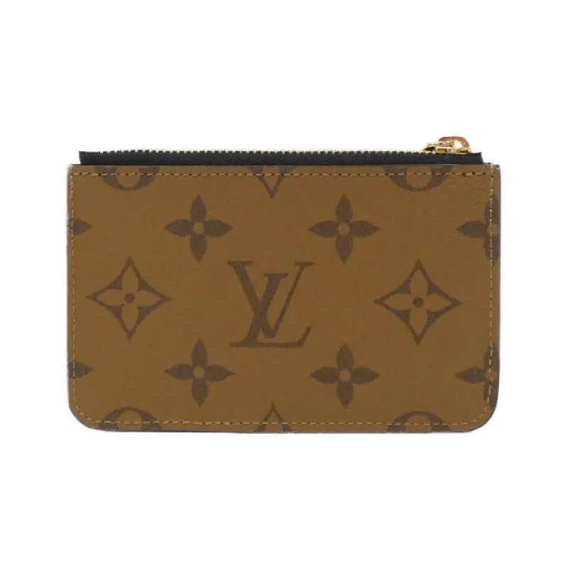 Louis Vuitton Alma bags with a monogram - embossed leather surfaceLouis Vuitton Monogram Reversee Porte Jaeger Le Coultre Rome M81912 Coin & Card Case