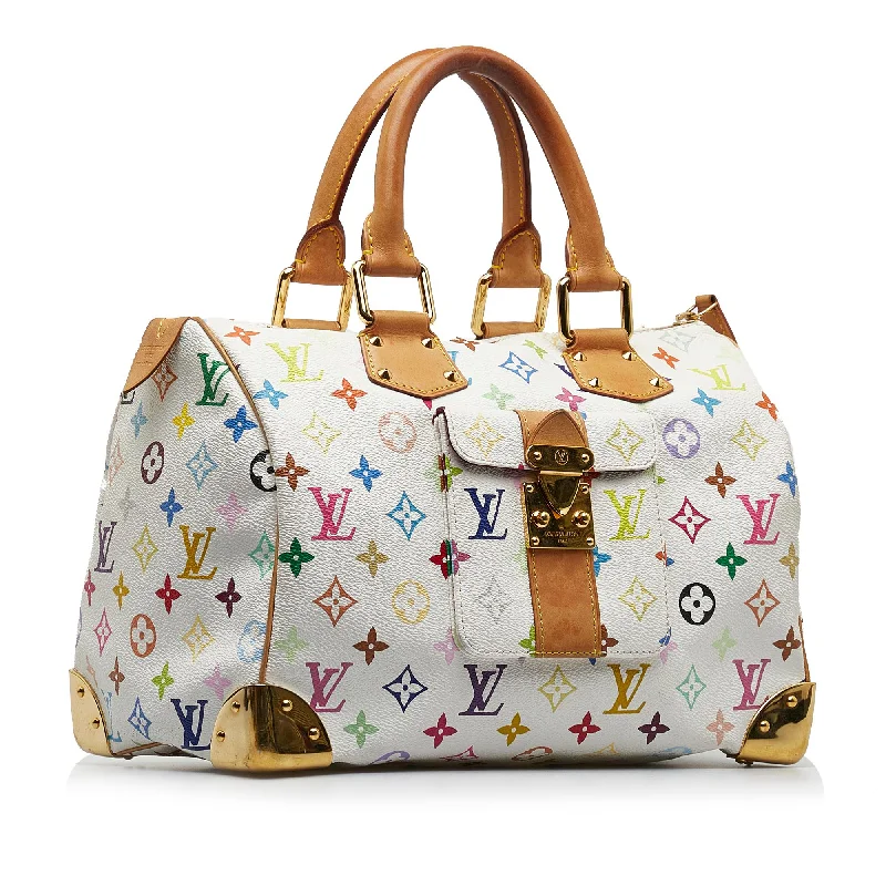 Louis Vuitton handbags with a back - zip pocket for storing valuablesLouis Vuitton Monogram Multicolore Speedy 30 (cY9huU)