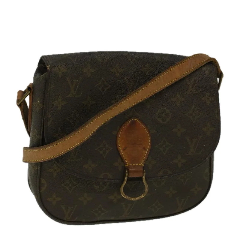 Louis Vuitton Alma bags featuring the signature top - handle designLOUIS VUITTON Monogram Saint Cloud GM Shoulder Bag M51242 LV Auth ti1274