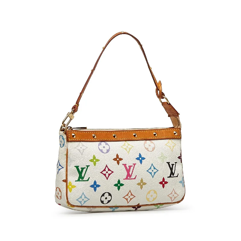 Louis Vuitton handbags with a beaded trim for a touch of glamourLouis Vuitton Monogram Multicolore Pochette Accessoires (x6ZdlU)