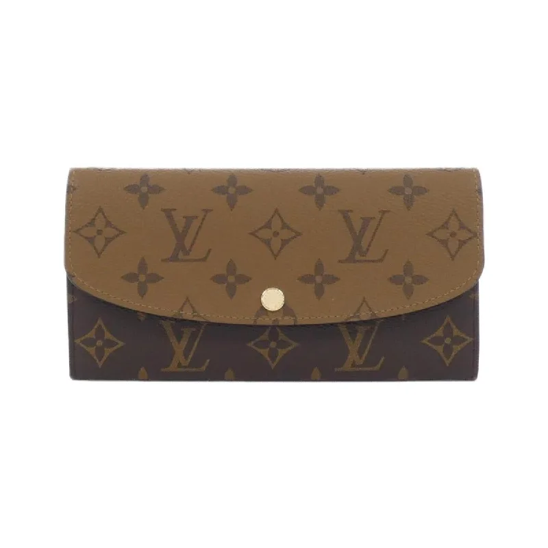 Louis Vuitton Alma bags with a leather - wrapped handle for a luxurious feelLouis Vuitton Monogram Reversee Vial Monogram Amplant Portefolio Emily M82157 Wallet