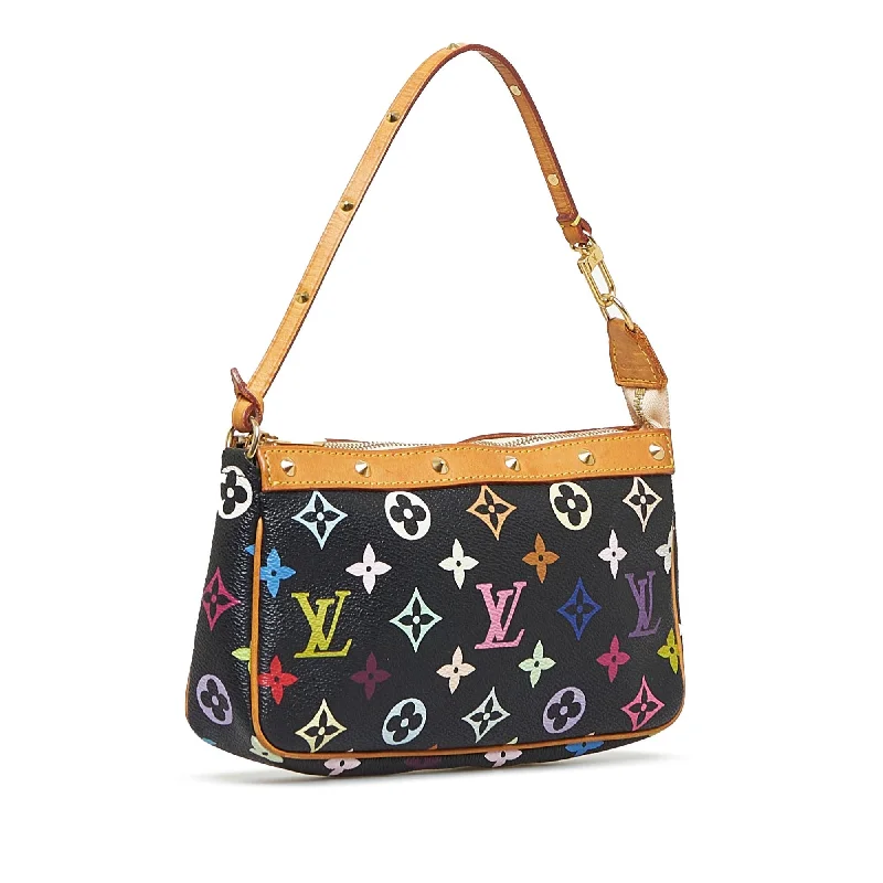 Ladies Louis Vuitton Capucines bags with gold - toned hardwareLouis Vuitton Monogram Multicolore Pochette Accessoires (pRvbdV)