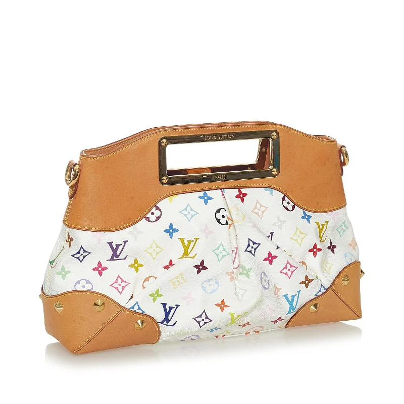 Louis Vuitton crossbody bags with adjustable shoulder straps for comfortLouis Vuitton Monogram Multicolore Judy MM (28163)