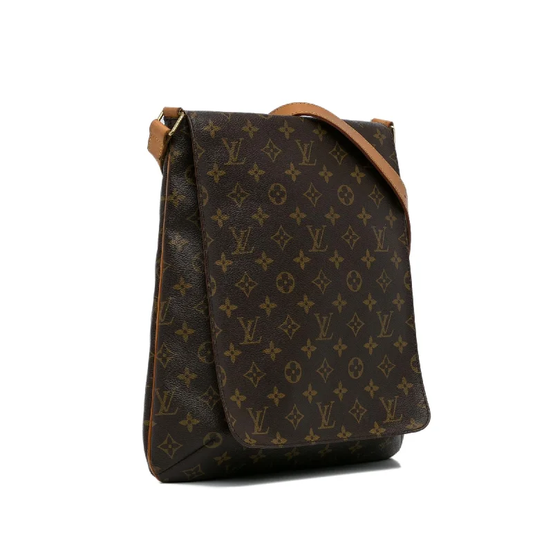 Louis Vuitton handbags with a patent - leather finish for a shiny lookLouis Vuitton Monogram Musette Salsa GM (OLoeQD)