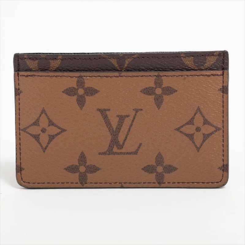 Louis Vuitton bags with a zippered interior pocket for better organizationLouis Vuitton Monogram Reversee Porte Jaeger Le Coultre Sample M69161 Camel X Black Passport