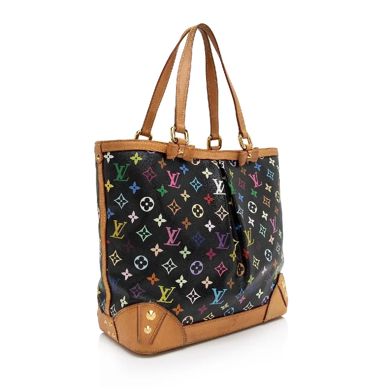 Louis Vuitton crossbody bags with a keychain holder for practicalityLouis Vuitton Monogram Multicolore Sharleen MM Tote (YQAAbY)