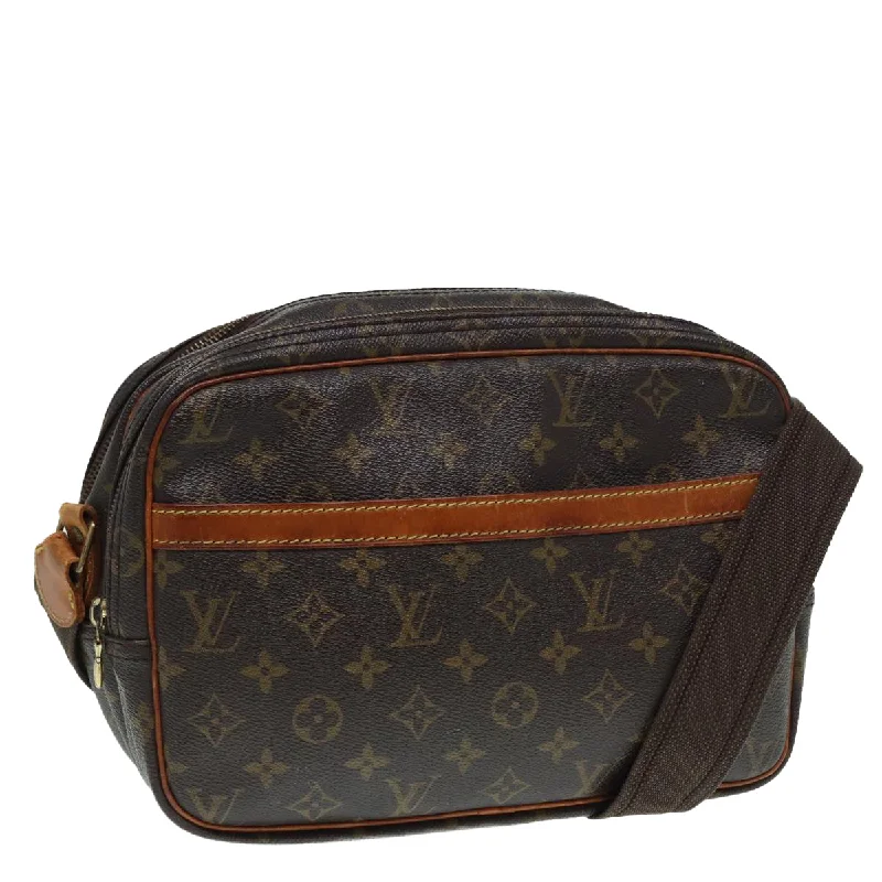 Louis Vuitton Alma bags with a leather - wrapped handle for a luxurious feelLOUIS VUITTON Monogram Reporter PM Shoulder Bag M45254 LV Auth bs17523