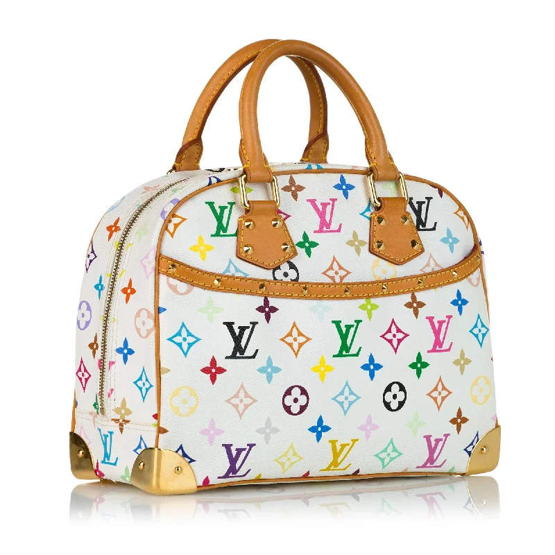 Louis Vuitton Petite Malle bags with a hard - shell structure for uniquenessLouis Vuitton Monogram Multicolore Trouville 35822)