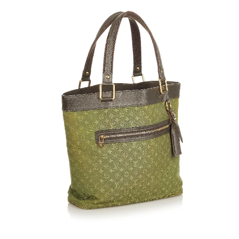 Louis Vuitton backpacks with a hidden back pocket for securityLouis Vuitton Monogram Mini Lin Lucille GM (26029)