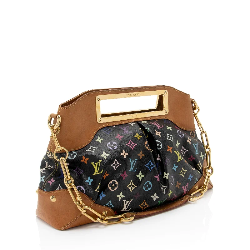 Louis Vuitton Neverfull bags with large capacity for everyday essentialsLouis Vuitton Monogram Multicolore Judy GM Shoulder Bag (GE0ToU)