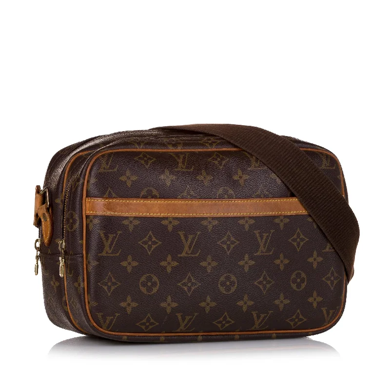 Louis Vuitton tote bags with a double - handle and shoulder - strap optionLouis Vuitton Monogram Reporter PM (SHG-PVWDFG)