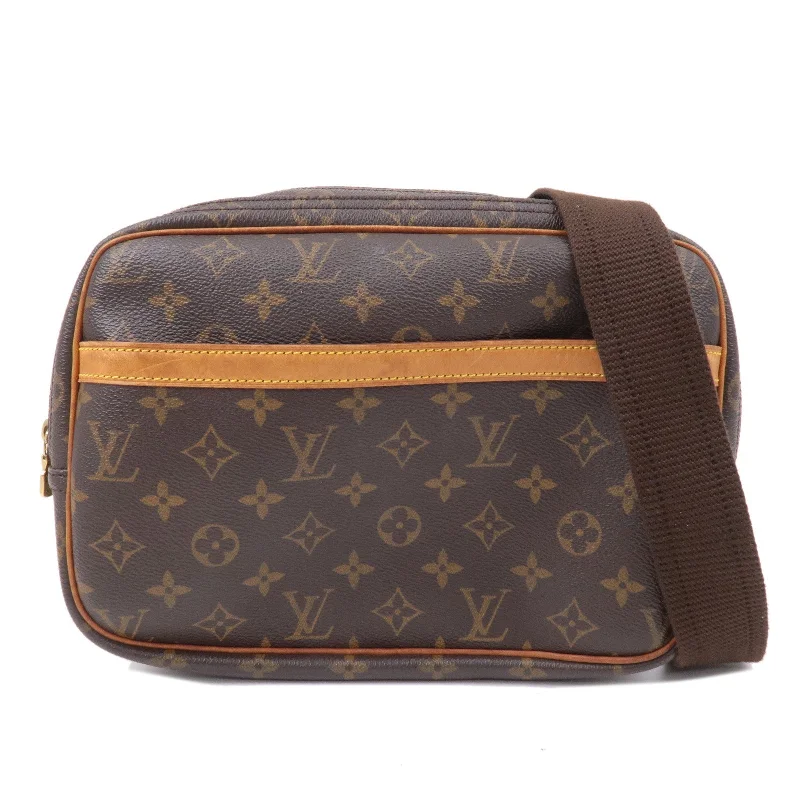 Ladies Louis Vuitton Capucines bags with gold - toned hardwareLouis Vuitton Monogram Reporter PM Shoulder Bag M45254