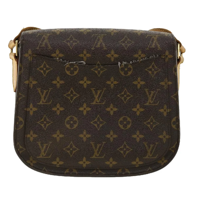 Ladies Louis Vuitton Capucines bags with a detachable shoulder strapLOUIS VUITTON Monogram Saint Cloud GM Shoulder Bag M51242 LV Auth am3784