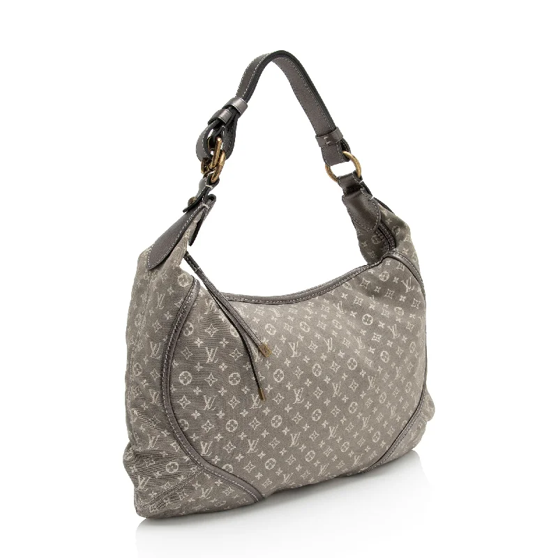 Louis Vuitton bags with a zip - around closure for enhanced securityLouis Vuitton Monogram Mini Lin Manon MM Hobo (6AkcNd)