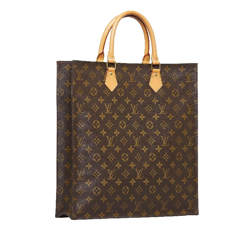 Ladies Louis Vuitton handbags with a detachable coin purse insideLouis Vuitton Monogram Sac Plat (SHG-eU7Gbk)