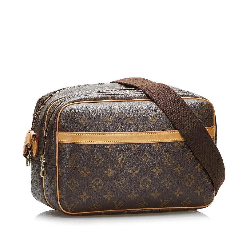 Ladies Louis Vuitton shoulder bags with a wide - width strap for comfortLouis Vuitton Monogram Reporter PM (SHG-XVI7Xo)