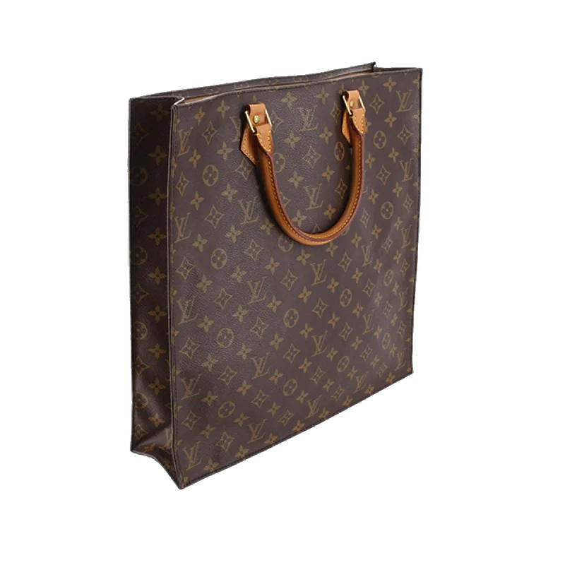 Louis Vuitton backpacks with a padded laptop compartment for travelLouis Vuitton Monogram Sac Plat (SHG-IntL8Y)