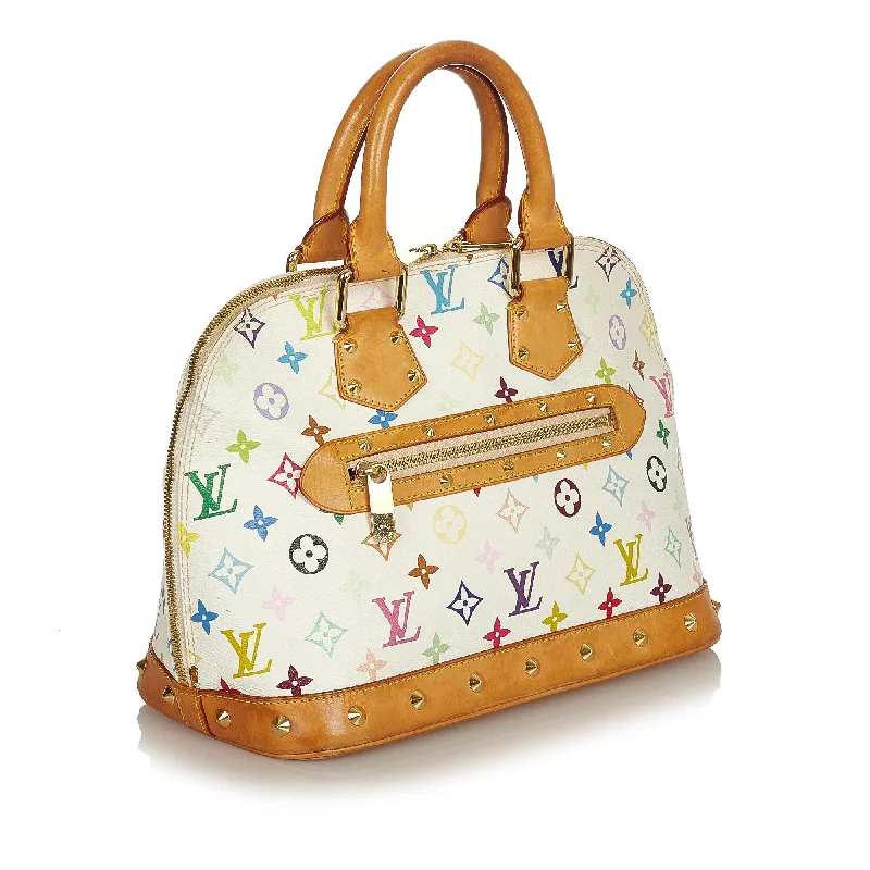 Medium - sized Louis Vuitton tote bags for work and shoppingLouis Vuitton Monogram Multicolore Alma PM (25515)