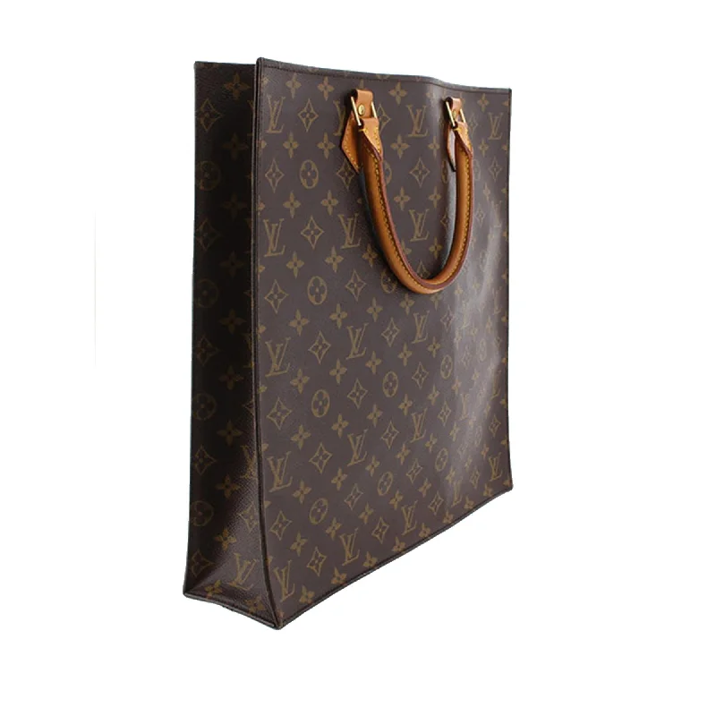 Louis Vuitton backpacks with a sleek, minimalist design for styleLouis Vuitton Monogram Sac Plat (SHG-tCKWmW)