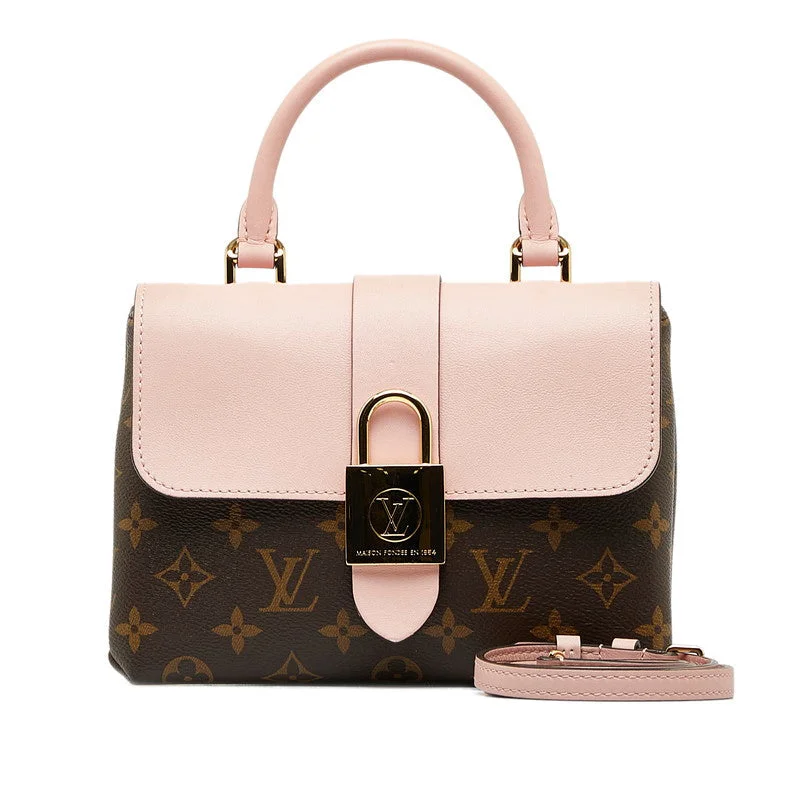 Louis Vuitton Twist bags with the iconic LV - turnlock closureLouis Vuitton Monogram Rocky BB Handbag Shell Bag 2WAY M44080 Brown Pink PVC Leather  Louis Vuitton