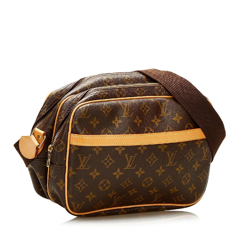 Louis Vuitton backpacks with a multi - pocket organization for functionalityLouis Vuitton Monogram Reporter PM (SHG-36005)