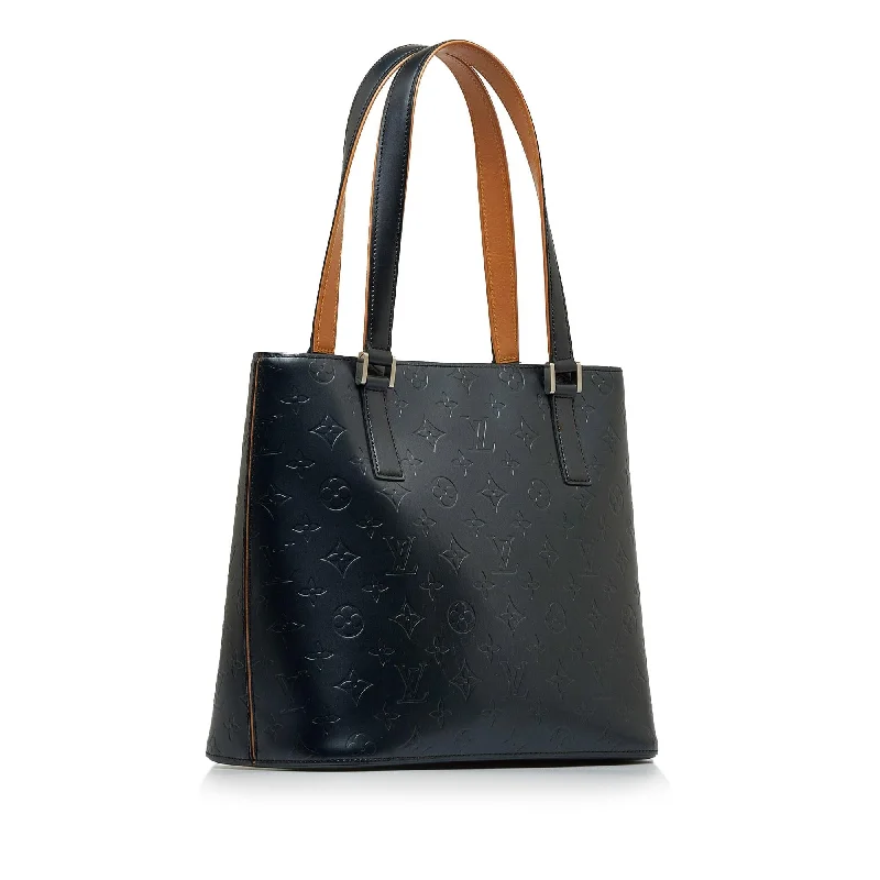 Ladies Louis Vuitton shoulder bags with a tassel decoration for charmLouis Vuitton Monogram Mat Stockton (cPqNow)