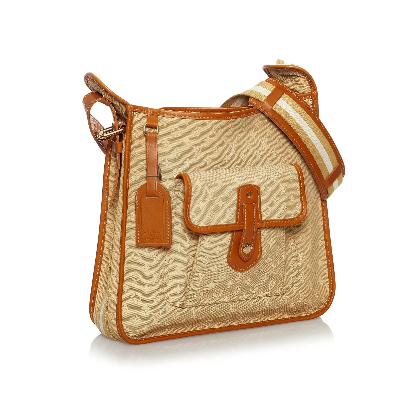 Louis Vuitton Alma bags with a monogram - embossed leather surfaceLouis Vuitton Monogram Mini Lin Mary Kate (30707)