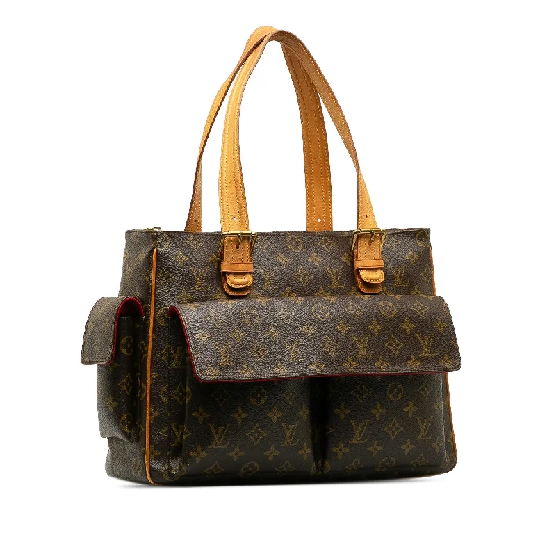 Louis Vuitton tote bags with a double - handle and shoulder - strap optionLouis Vuitton Monogram Multipli-Cite (18CAgT)