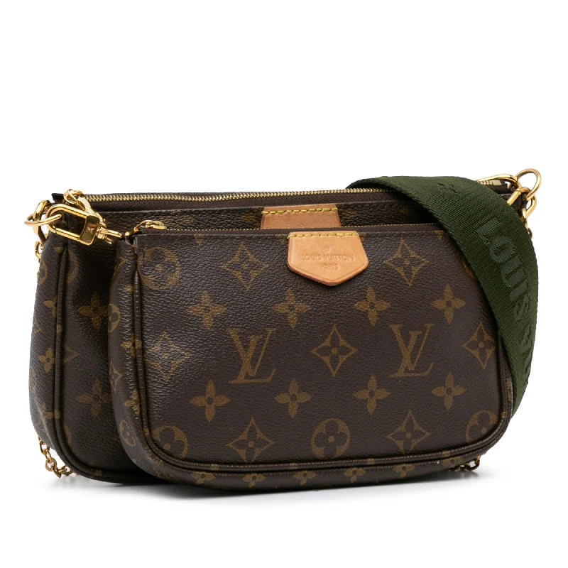 Ladies Louis Vuitton Petite Malle bags with a star - shaped charm for cutenessLouis Vuitton Monogram Multi Pochette Accessoires (EuvQWf)