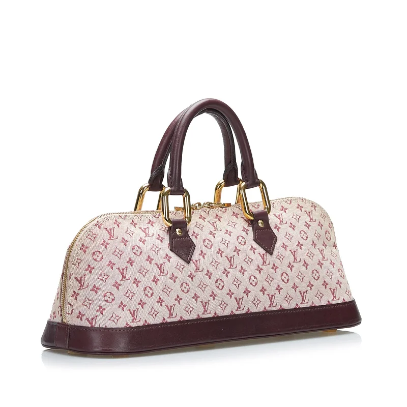 Louis Vuitton Twist bags with a contrast - colored interior for visual interestLouis Vuitton Monogram Mini Lin Alma Horizontal (37247)