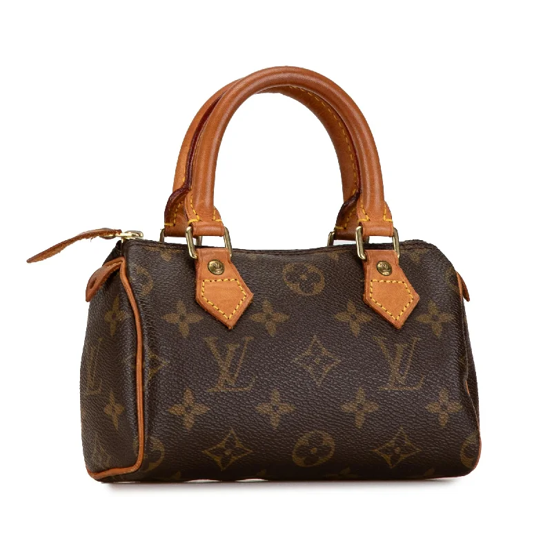 Louis Vuitton Neverfull bags with large capacity for everyday essentialsLouis Vuitton Monogram Mini HL Speedy (l3342B)