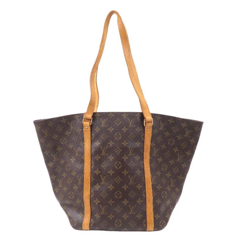 Louis Vuitton bags with a front - flap pocket for quick - access itemsLouis Vuitton Monogram Sac Shopping Shoulder Bag M51108