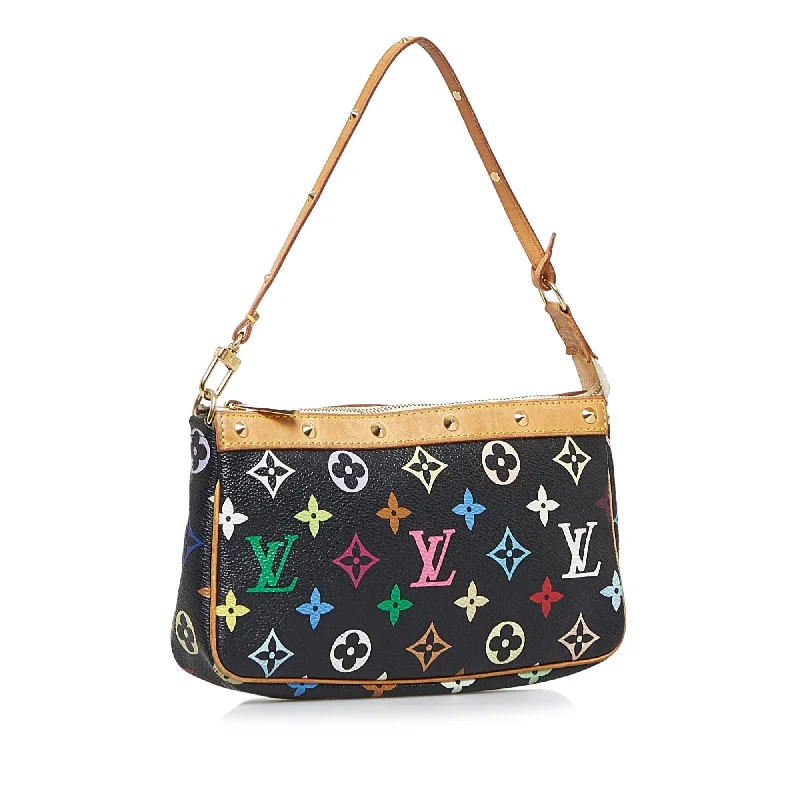 Louis Vuitton Alma bags with a detachable shoulder strap for versatilityLouis Vuitton Monogram Multicolore Pochette Accessoires (3a8VAI)