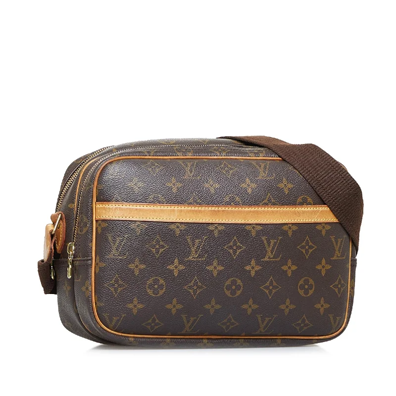 Louis Vuitton handbags with a metal - framed clasp for durabilityLouis Vuitton Monogram Reporter PM (SHG-Dr2WqM)