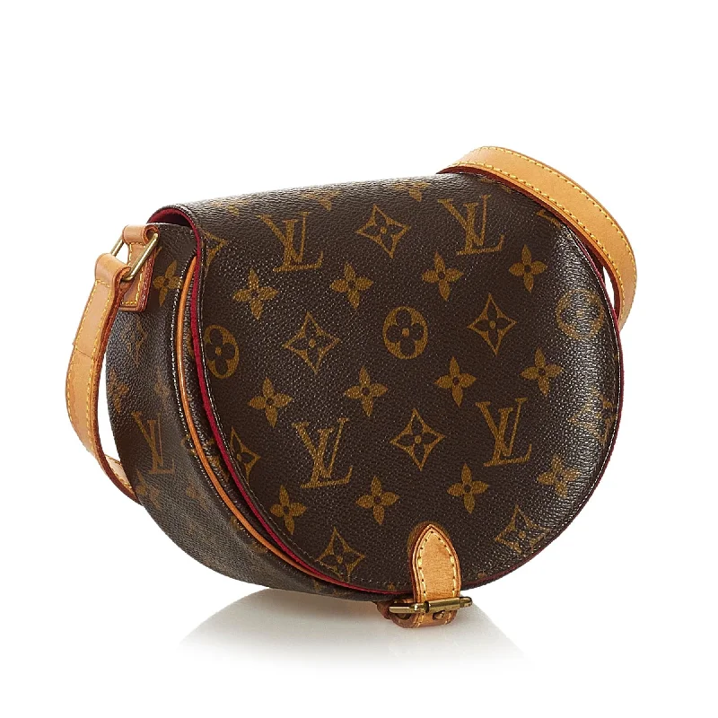 Small - sized Louis Vuitton Pochette Metis bags for a compact carryLouis Vuitton Monogram Sac Tambourine (SHG-36739)