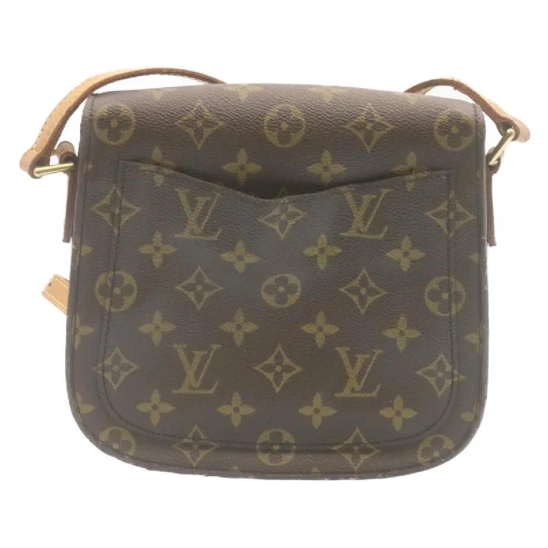 Louis Vuitton Neverfull bags with large capacity for everyday essentialsLOUIS VUITTON Monogram Saint Cloud MM Shoulder Bag M51243 LV Auth 34542