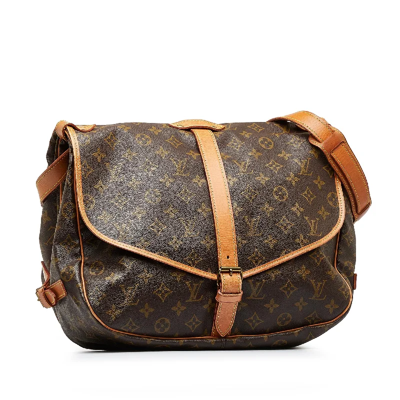 Louis Vuitton Alma bags with a detachable shoulder strap for versatilityLouis Vuitton Monogram Saumur 35 (SHG-0UqiAX)