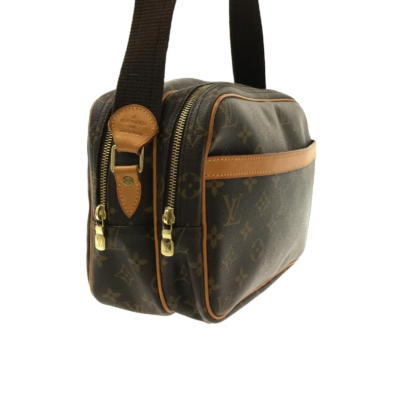 Louis Vuitton bags with a front - flap pocket for quick - access itemsLouis Vuitton Monogram Reporter PM (SHG-oegFFI)