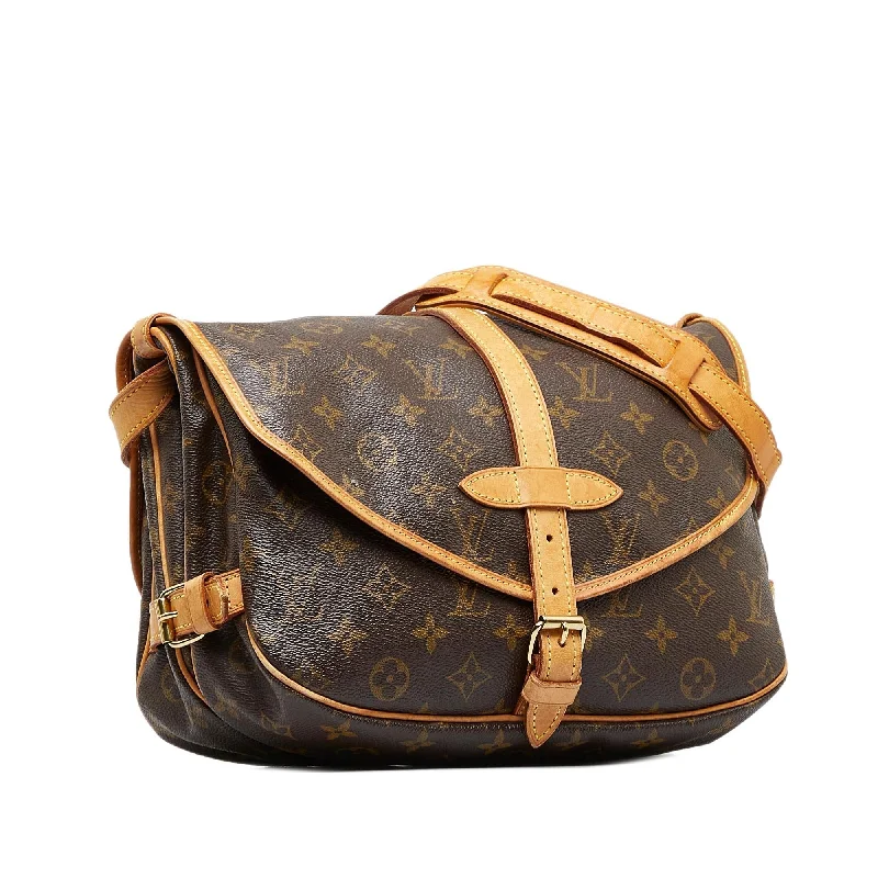 Louis Vuitton Twist bags with a contrast - colored interior for visual interestLouis Vuitton Monogram Saumur 30 (SHG-zhoc2P)