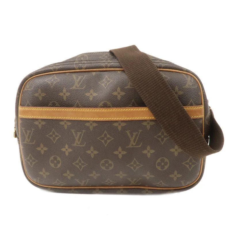 Louis Vuitton tote bags with a double - handle and shoulder - strap optionLouis Vuitton Monogram Reporter PM Shoulder Bag M45254