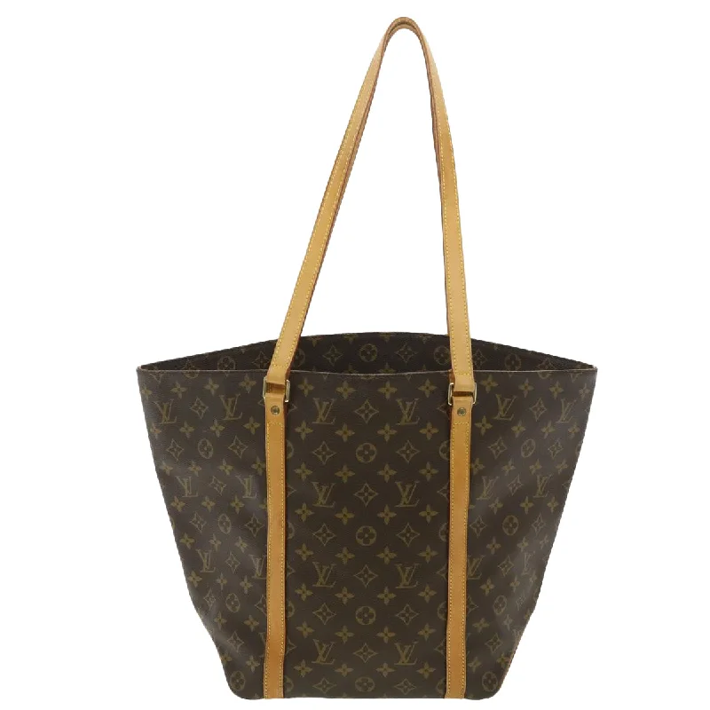 Louis Vuitton Alma bags featuring the signature top - handle designLOUIS VUITTON Monogram Sac Shopping Tote Bag M51108 LV Auth bs4009