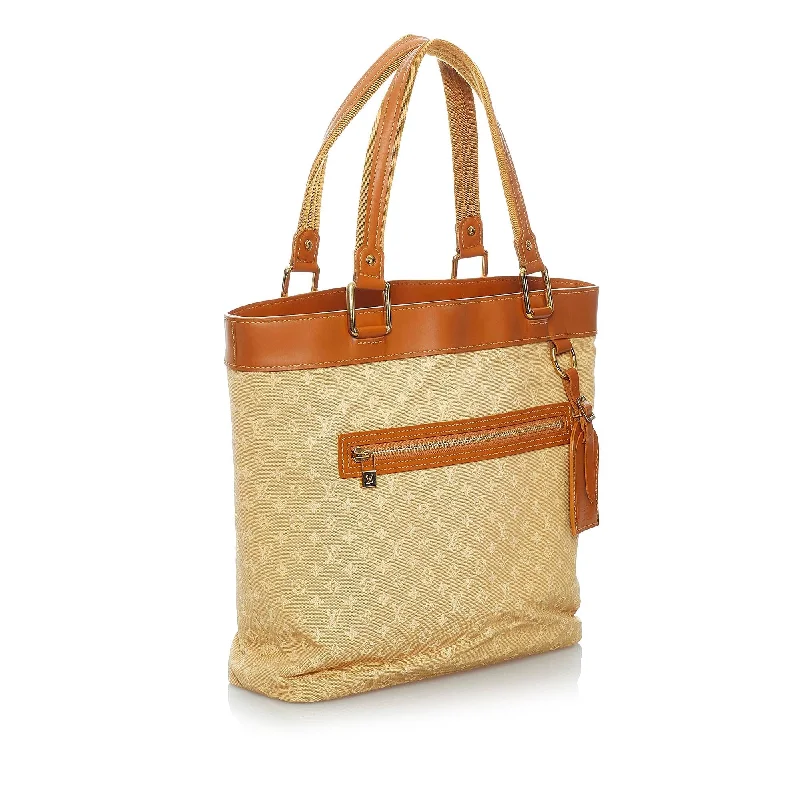 Louis Vuitton Petite Malle bags with a hard - shell structure for uniquenessLouis Vuitton Monogram Mini Lin Lucille GM (30218)