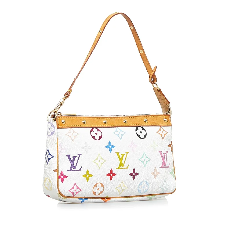 Louis Vuitton tote bags with a double - handle and shoulder - strap optionLouis Vuitton Monogram Multicolore Pochette Accessoires (swuT3V)