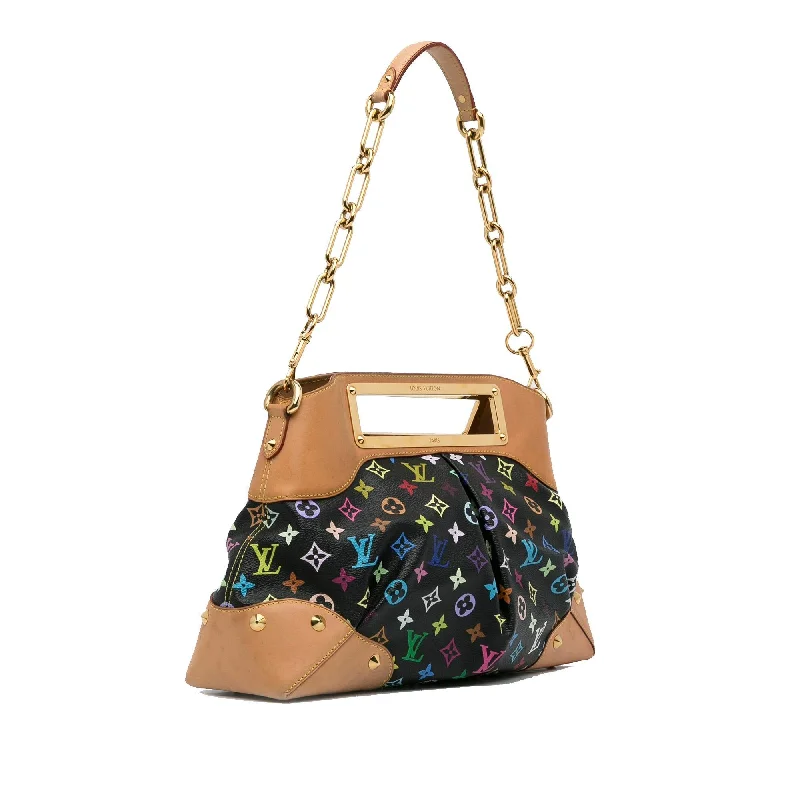 Louis Vuitton bags with a magnetic snap closure for easy accessLouis Vuitton Monogram Multicolore Judy MM (au8p2q)