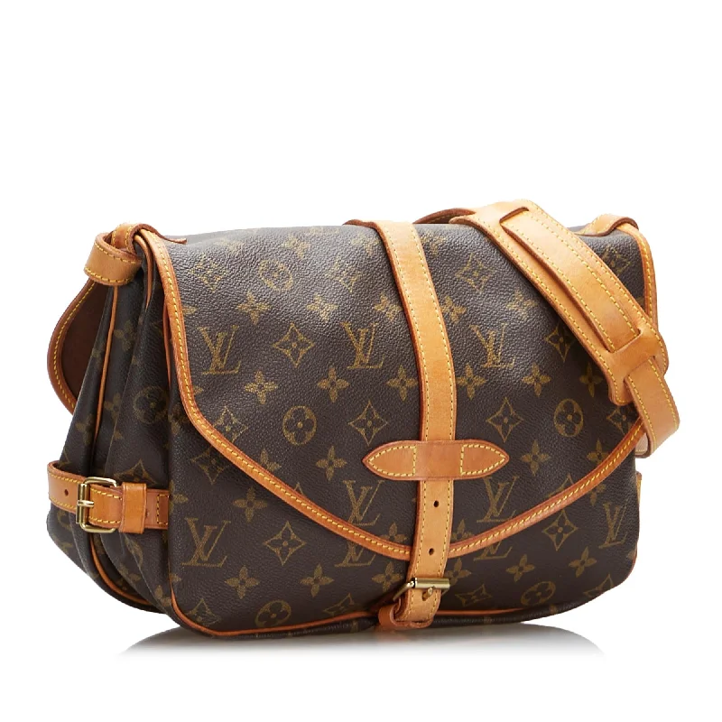 Louis Vuitton Twist bags with a snakeskin - effect panel for a bold lookLouis Vuitton Monogram Saumur 30 (SHG-J8FiLC)