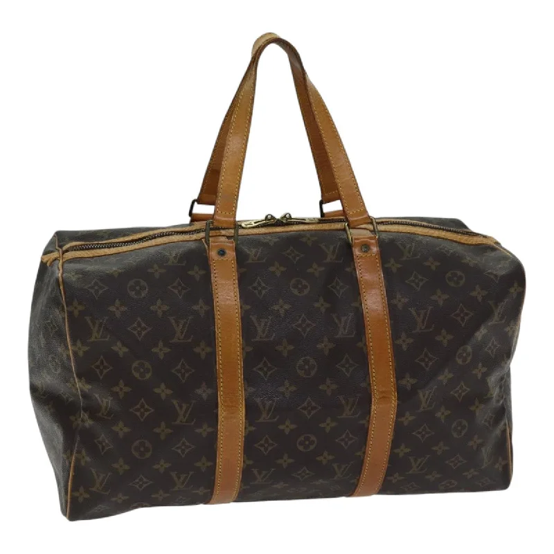 Louis Vuitton Twist bags with a contrast - colored interior for visual interestLOUIS VUITTON Monogram Sac Souple 45 Boston Bag M41624 LV Auth 88374